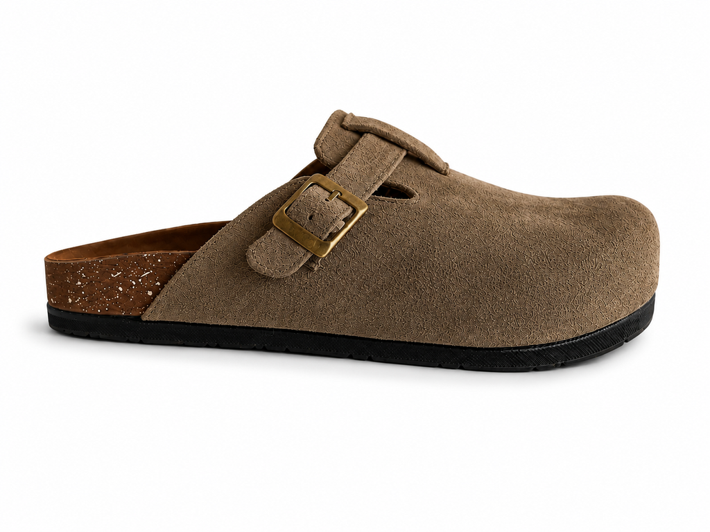 SUEDE CLOGS-DUNE
