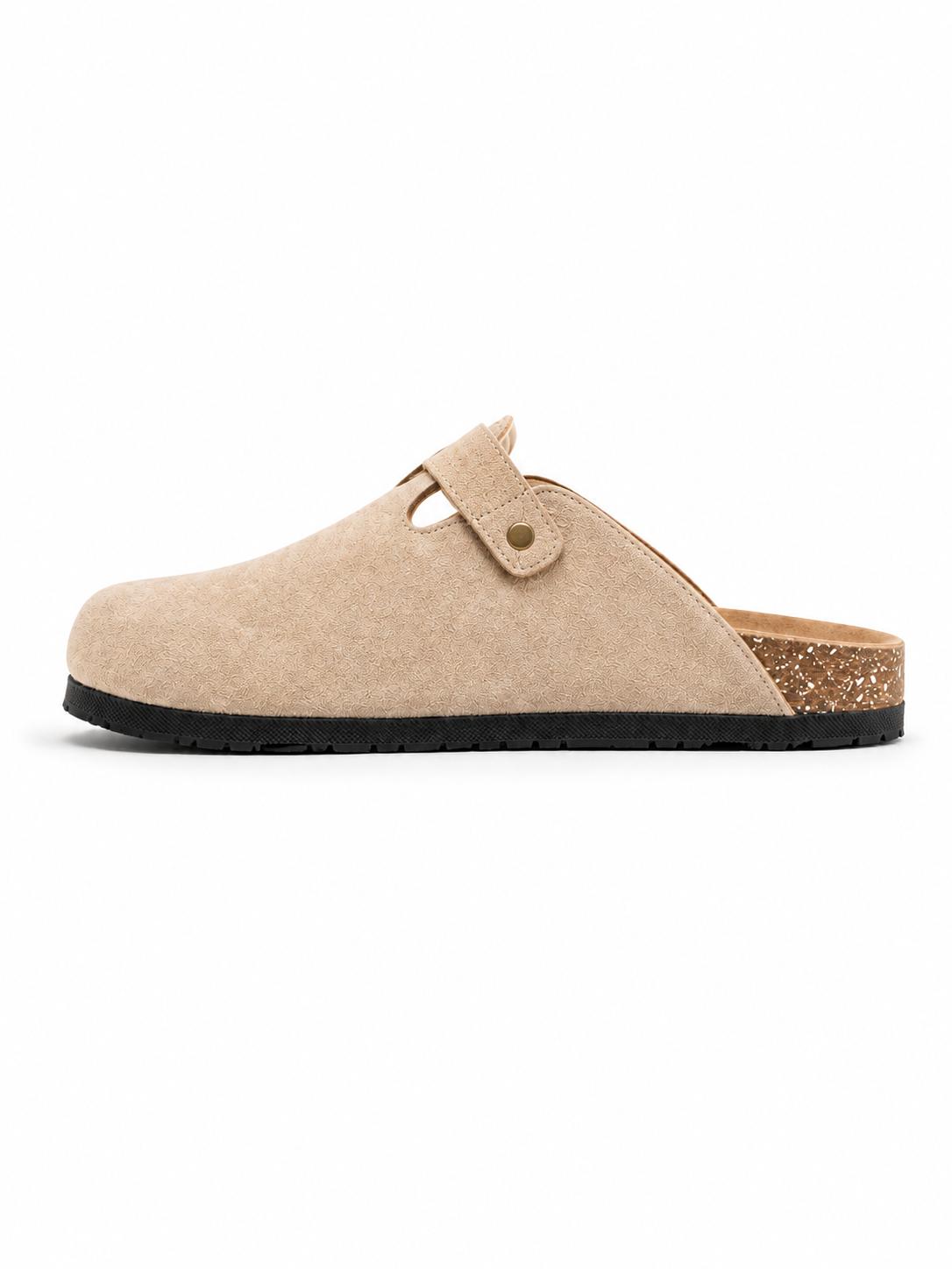 suede clogs-terra